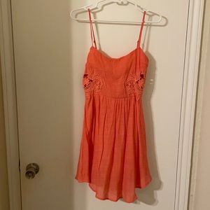 Coral dress